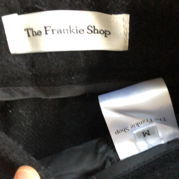 The Frankie shop Layton wool pleat pants black Medium - Picture 6 of 10